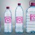 Этикетка для питьевой воды Розовый фламинго - дизайнер andblin61