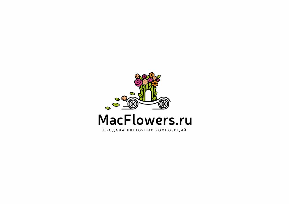 Логотип для MacFlowers.ru - дизайнер zozuca-a