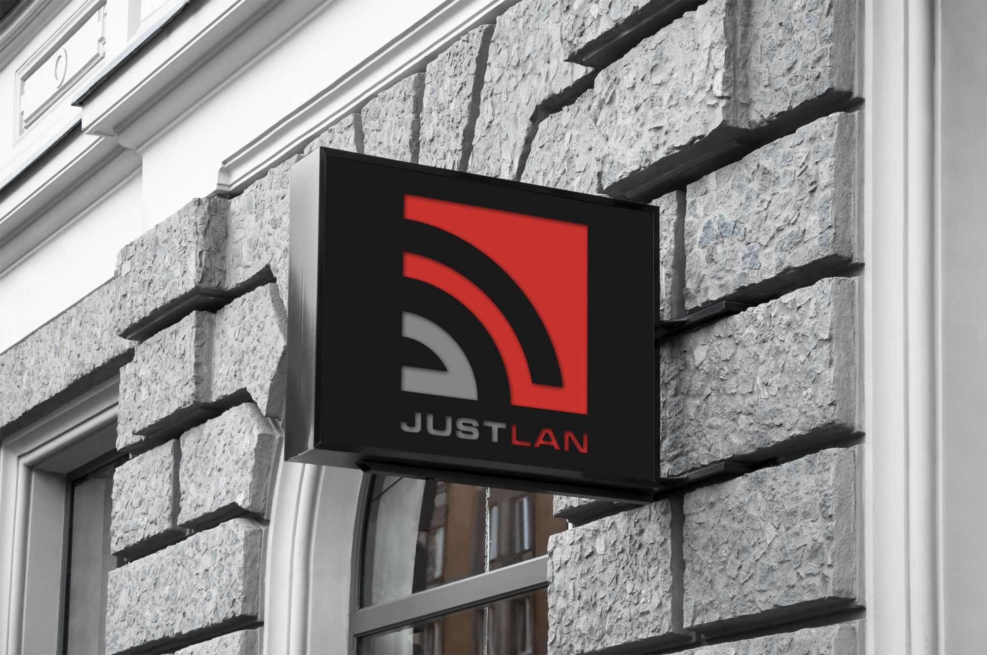 Логотип для JustLan - дизайнер U4po4mak