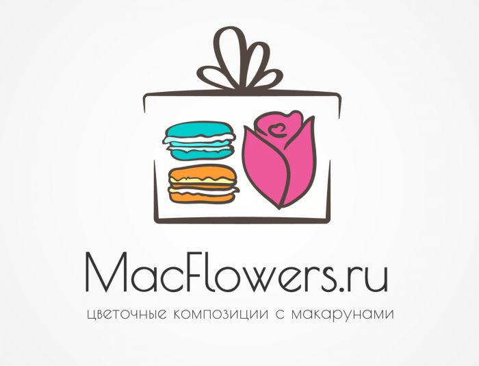 Логотип для MacFlowers.ru - дизайнер Radost-vi