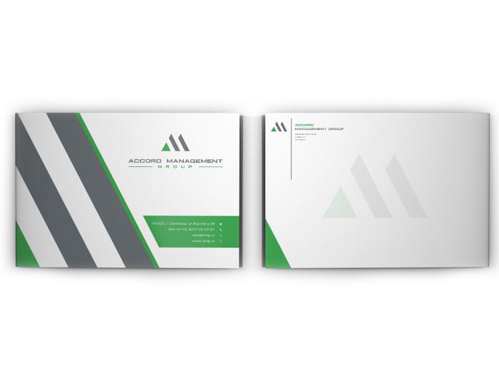Лого и фирменный стиль для «Accord Management Group»   (AMG) - дизайнер U4po4mak