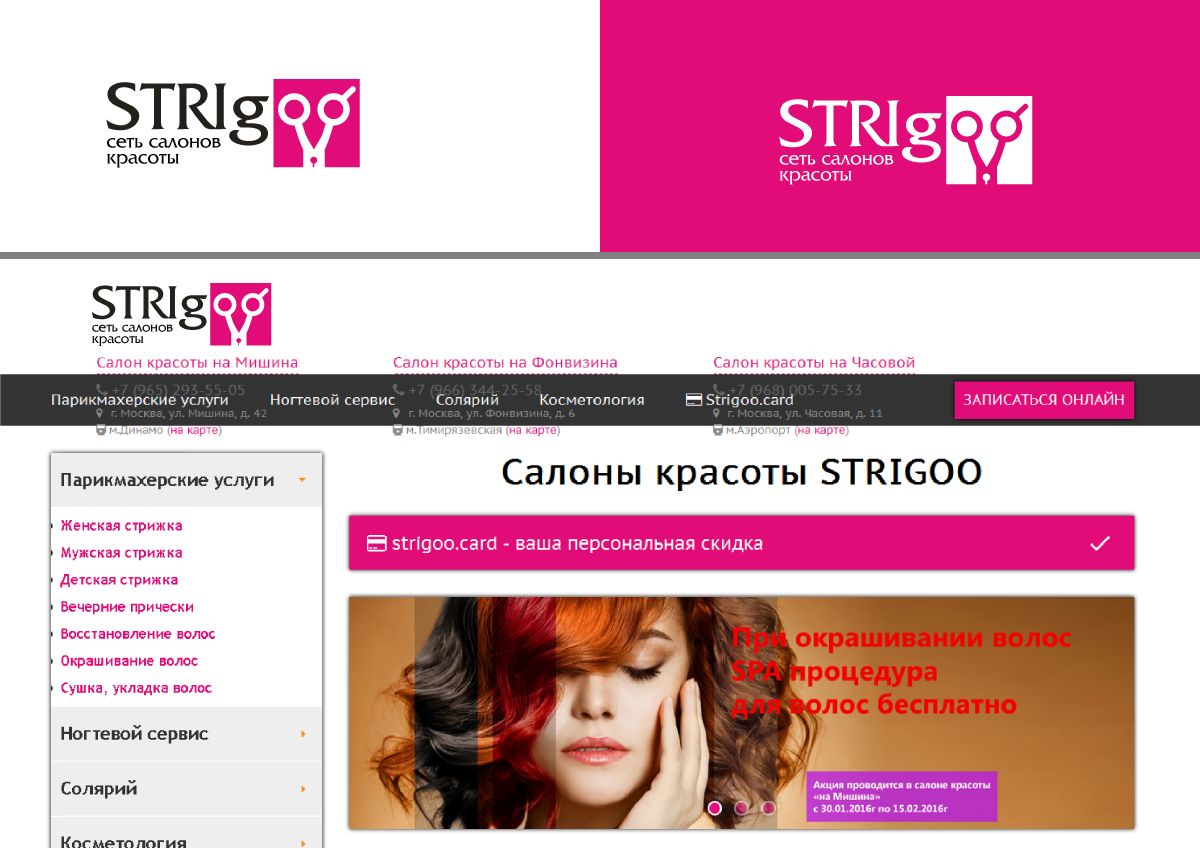 Лого и фирменный стиль для Strigoo - дизайнер peps-65