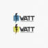 Логотип для Watt (WATT) интернет магазин электрооборудования - дизайнер vnezapniydesign
