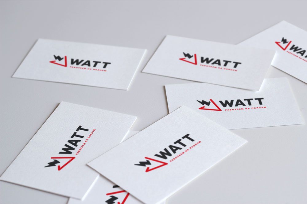 Логотип для Watt (WATT) интернет магазин электрооборудования - дизайнер GreenRed