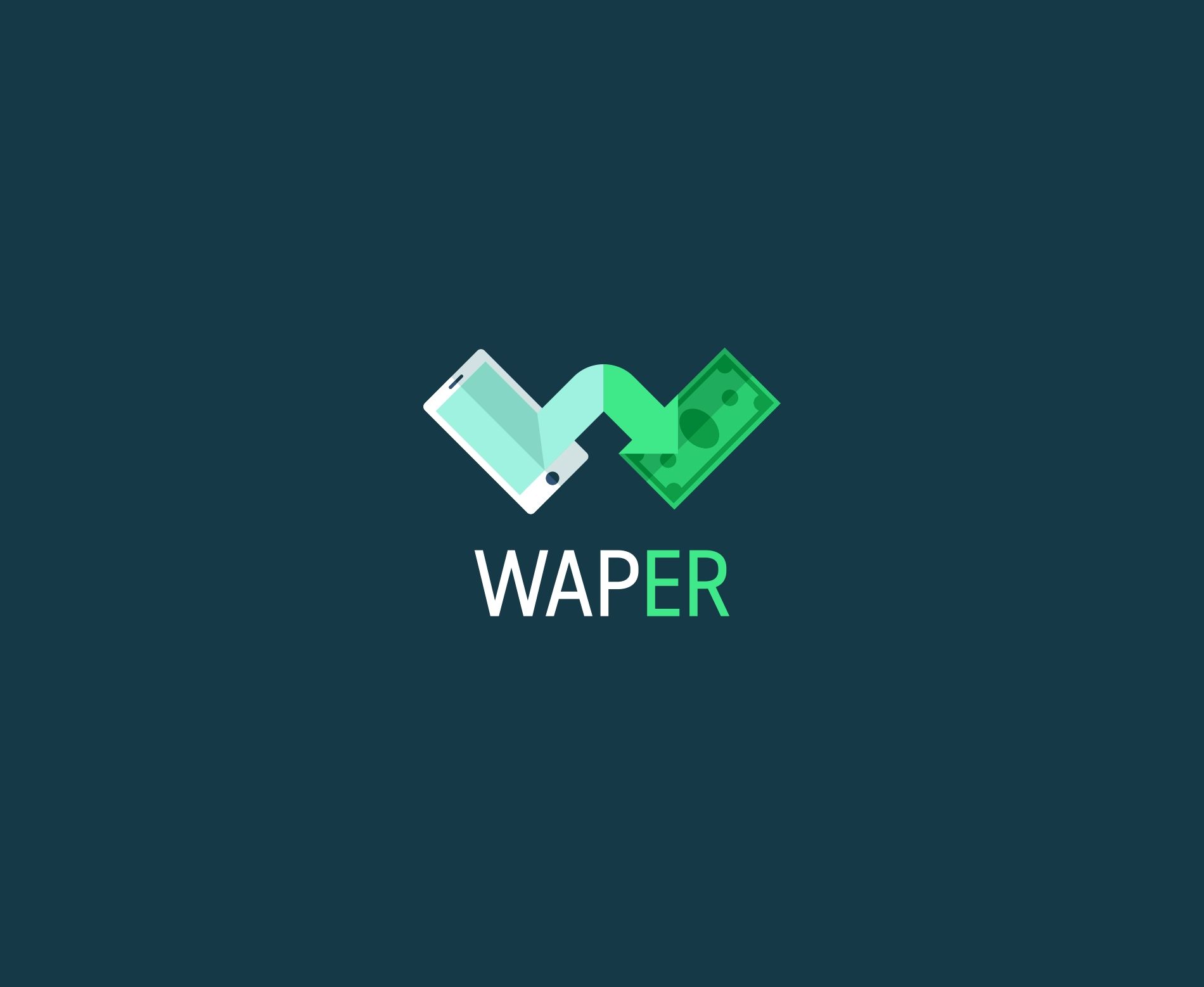 Логотип для waper c  pro или без - дизайнер kras-sky