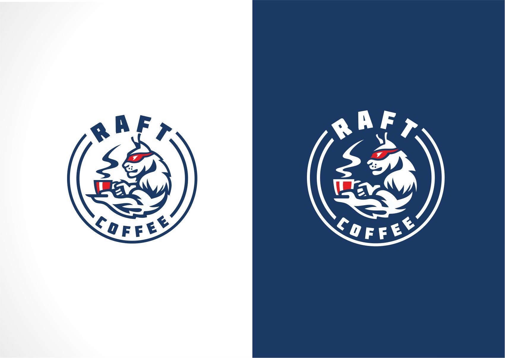 Лого и фирменный стиль для Raft Coffee - дизайнер designer79