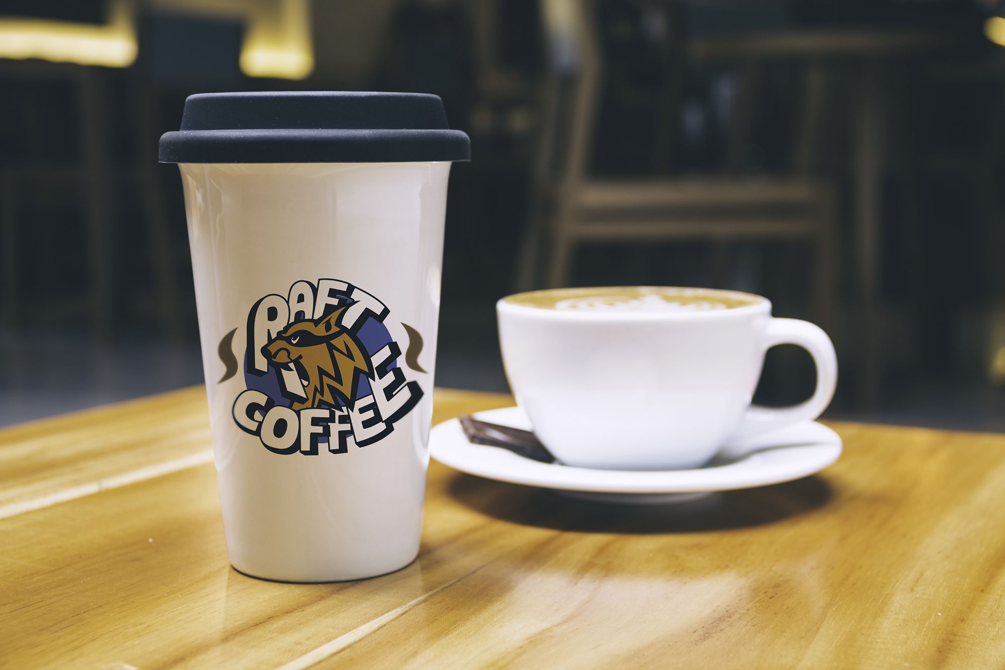 Лого и фирменный стиль для Raft Coffee - дизайнер GABEN