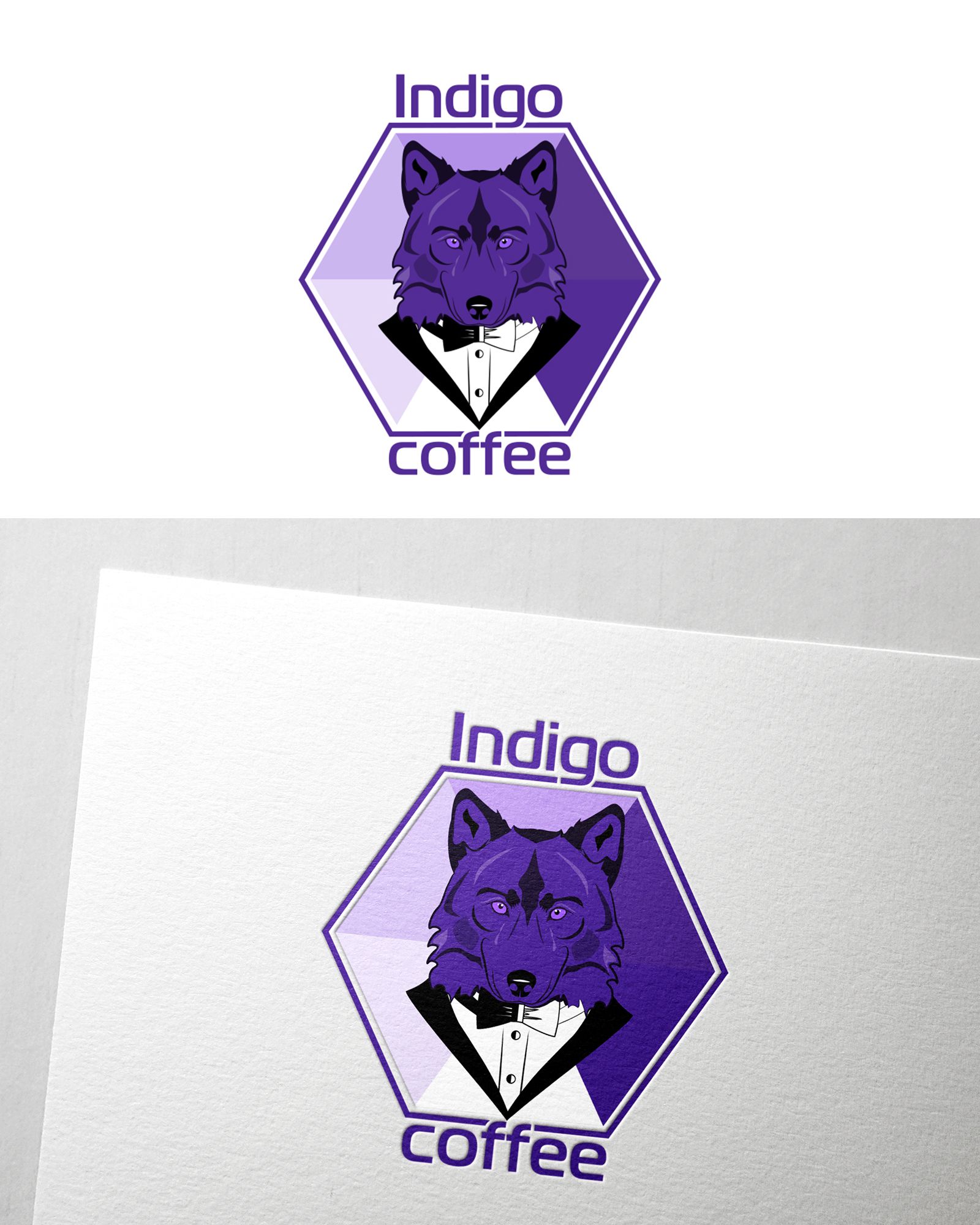 Лого и фирменный стиль для Indigo coffee - дизайнер natalinka7626