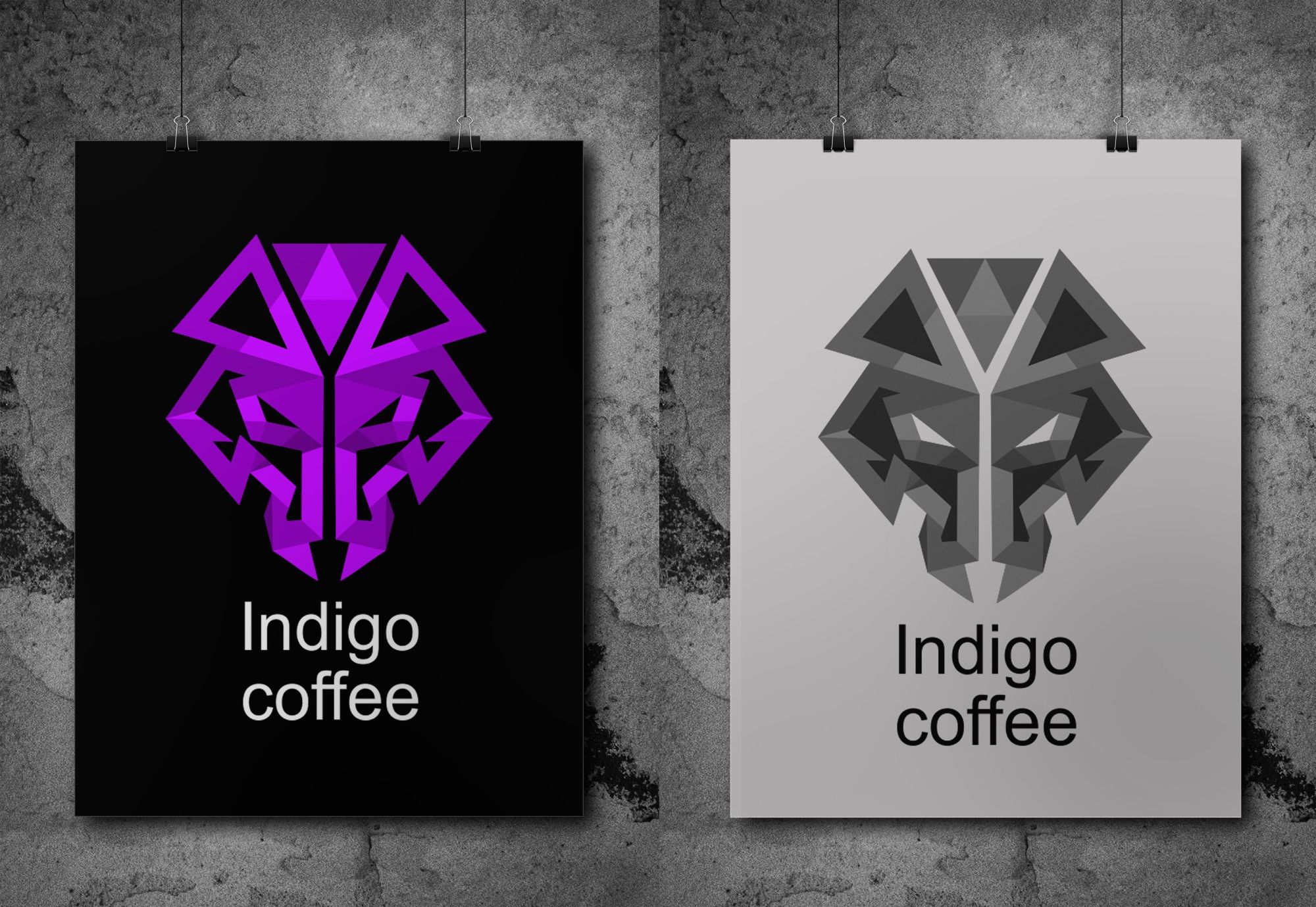 Лого и фирменный стиль для Indigo coffee - дизайнер serz4868