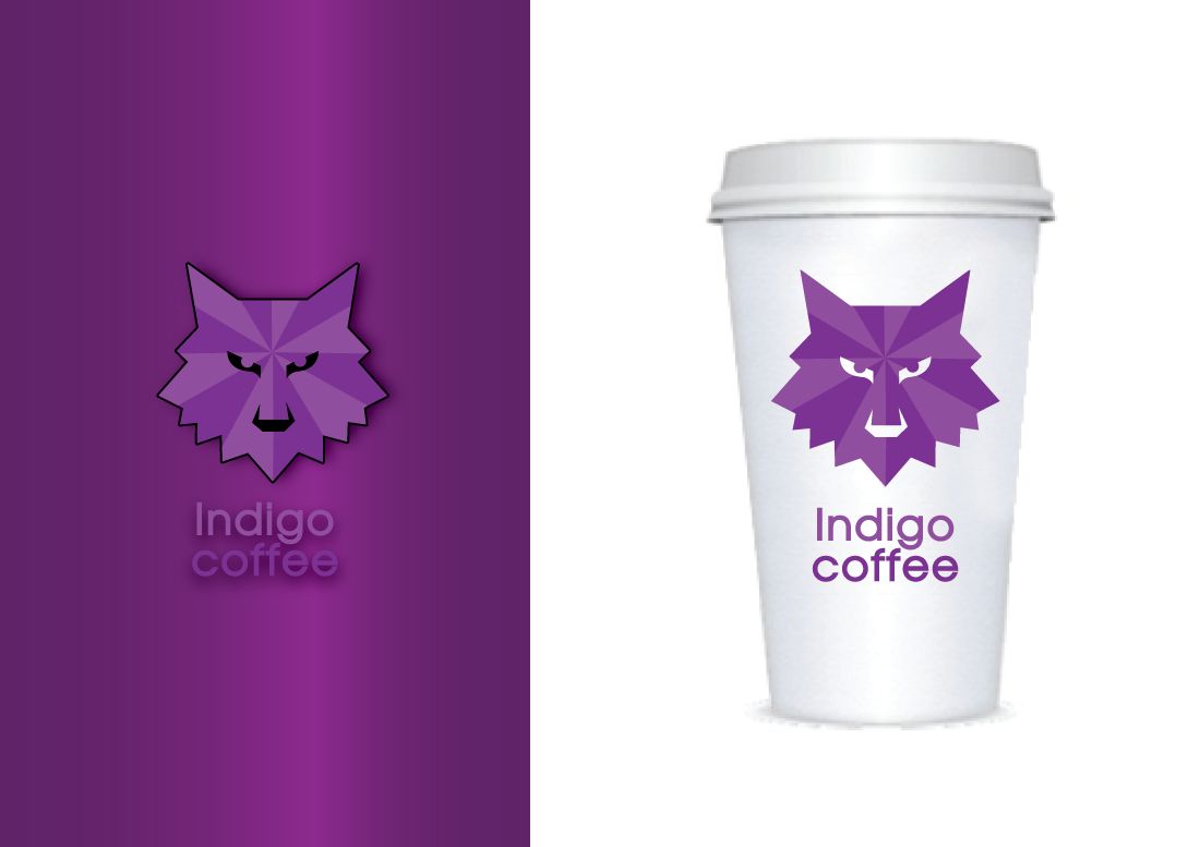 Лого и фирменный стиль для Indigo coffee - дизайнер peps-65