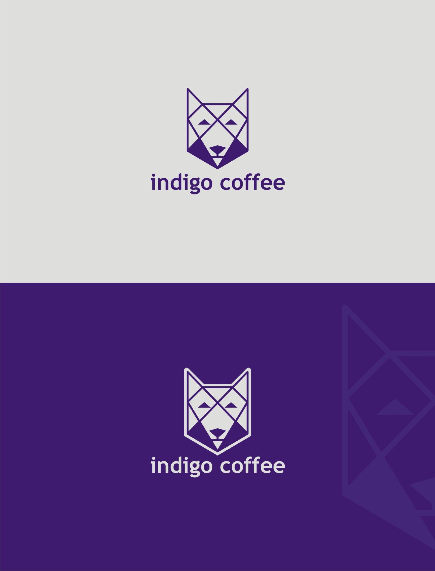 Лого и фирменный стиль для Indigo coffee - дизайнер ideograph