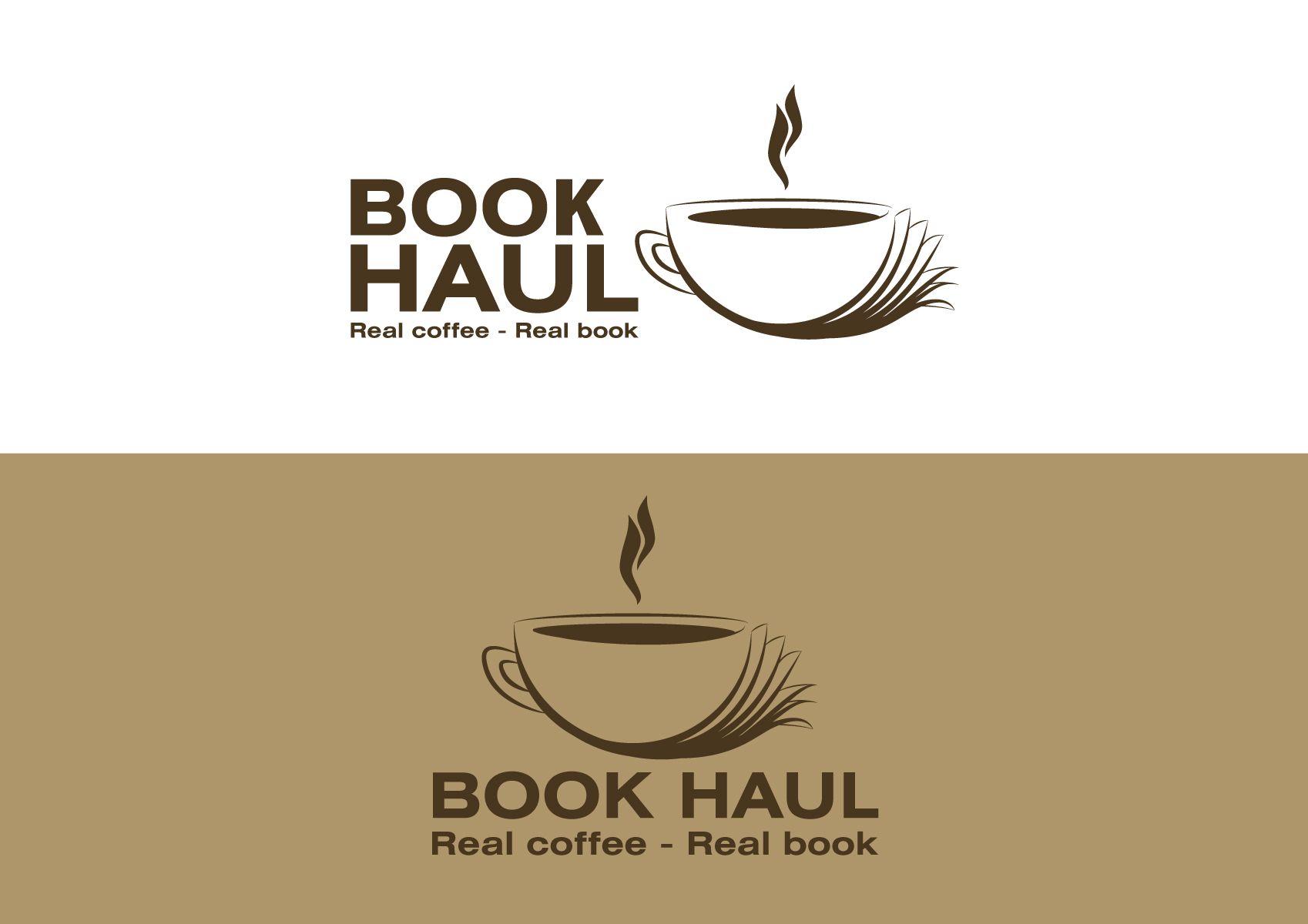 Логотип для BOOK HAUL - дизайнер Sockrain