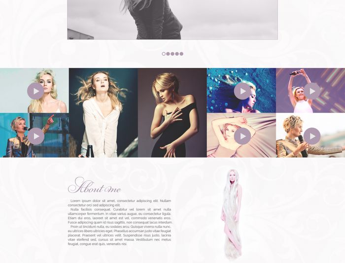 Веб-сайт для polina-kulikova.com - дизайнер Ninpo