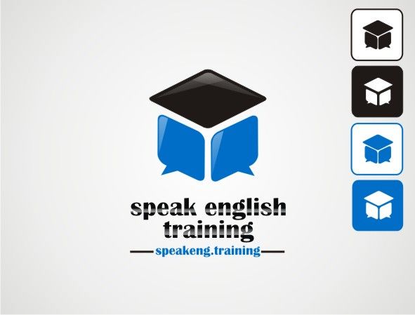 Логотип для Разговорный тренажер для изучающих английский - дизайнер YolkaGagarina