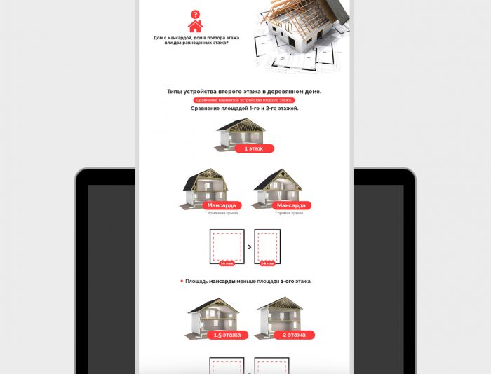 Типы устройства второго этажа в деревянном доме - дизайнер benks