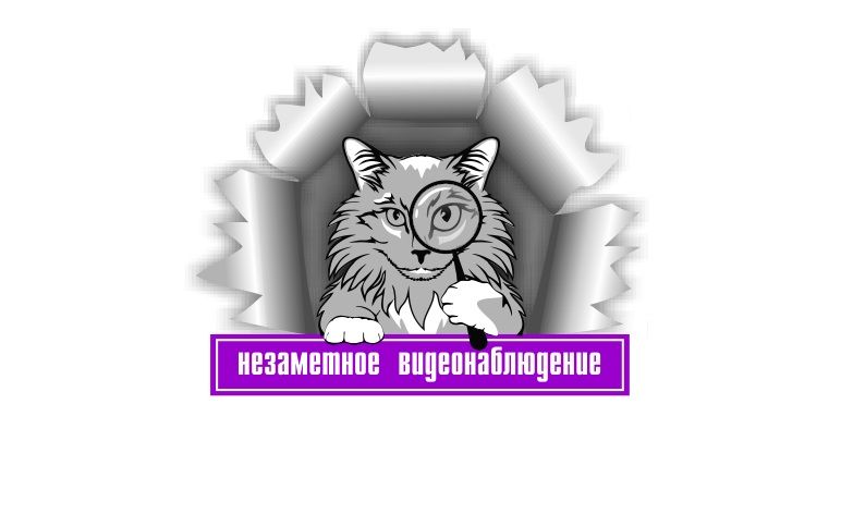 Логотип для обыграть кошку с глазами  - дизайнер gerbob