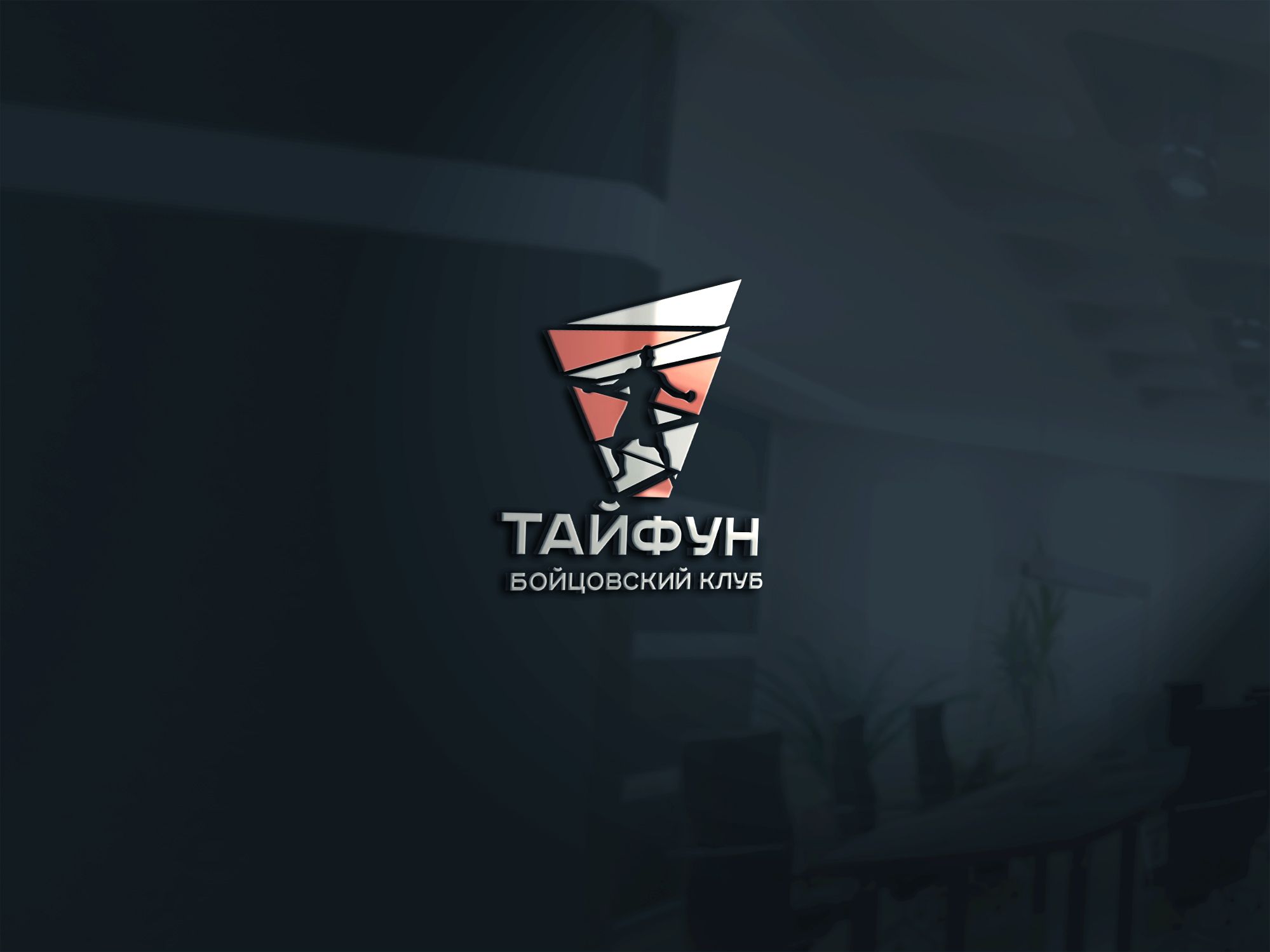 Логотип для Бойцовский клуб Тайфун - дизайнер SmolinDenis