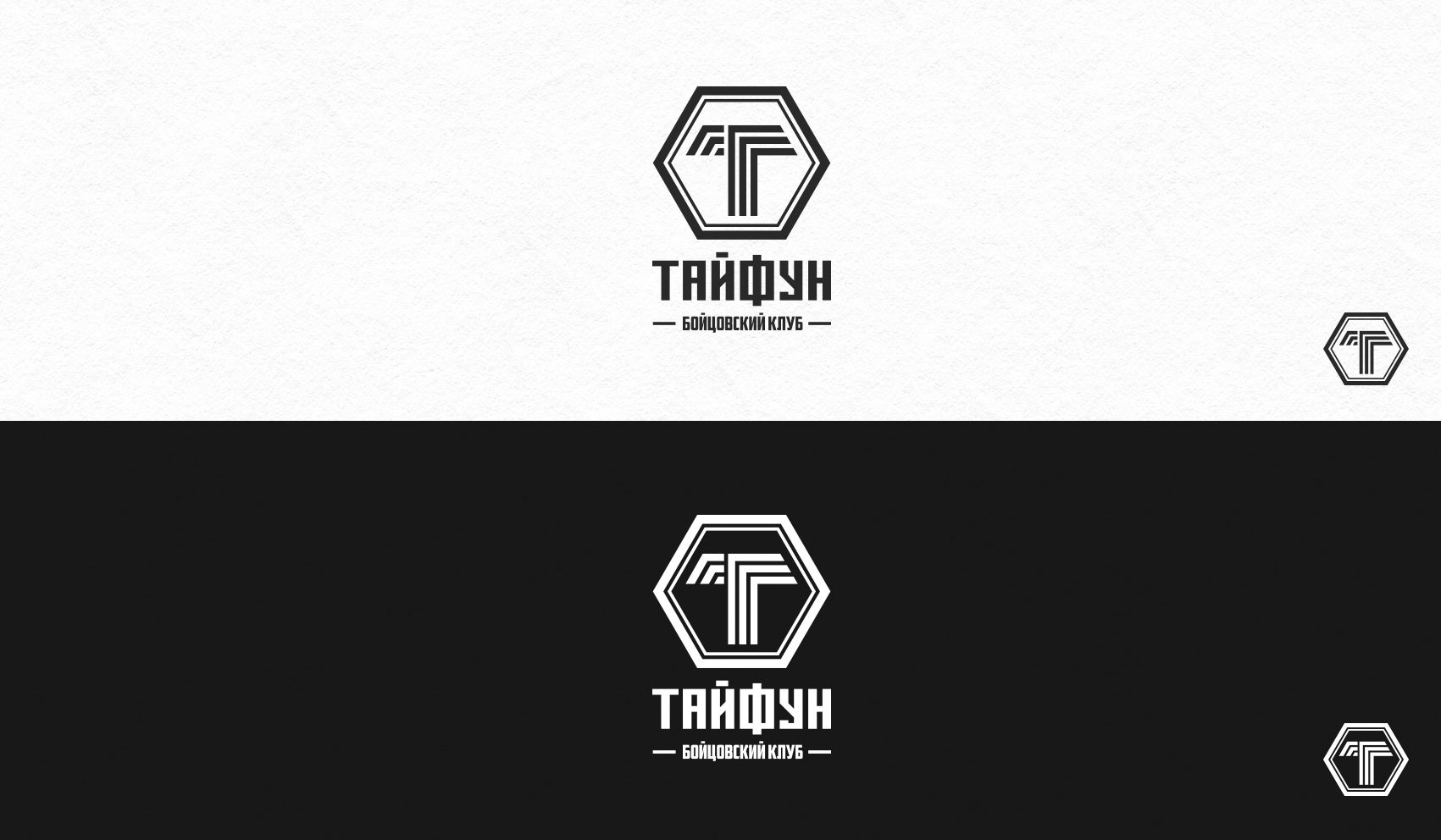 Логотип для Бойцовский клуб Тайфун - дизайнер BARS_PROD