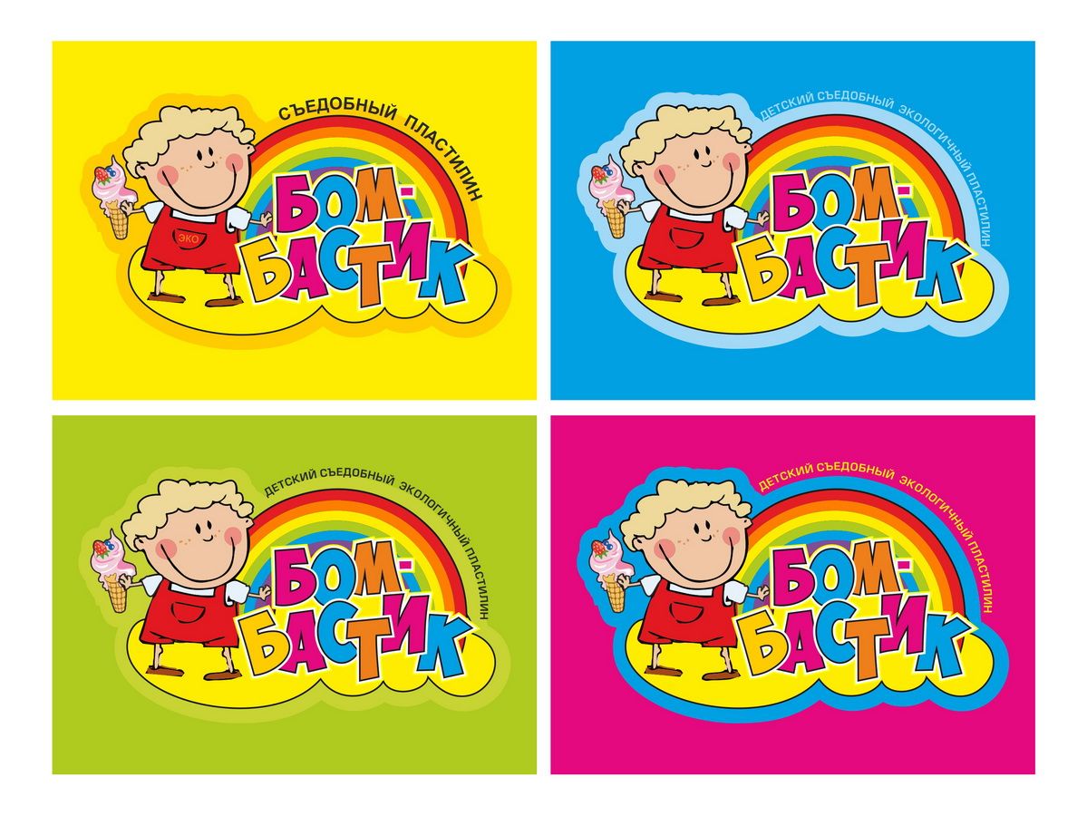 Логотип для Детский пластилин - дизайнер dominoshka