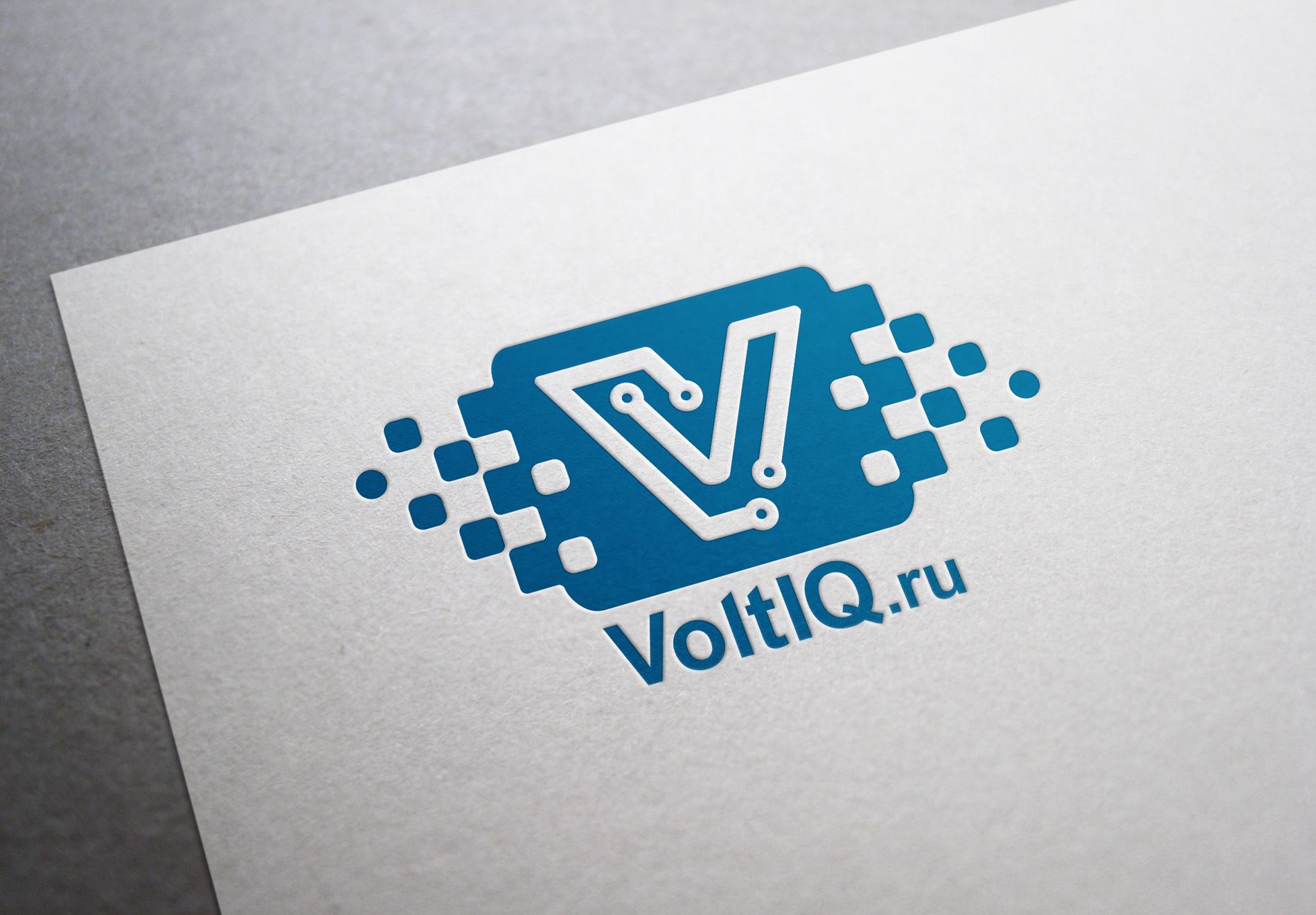 Логотип для Интернет-магазин Вольтик (VoltIQ.ru) - дизайнер Zheravin