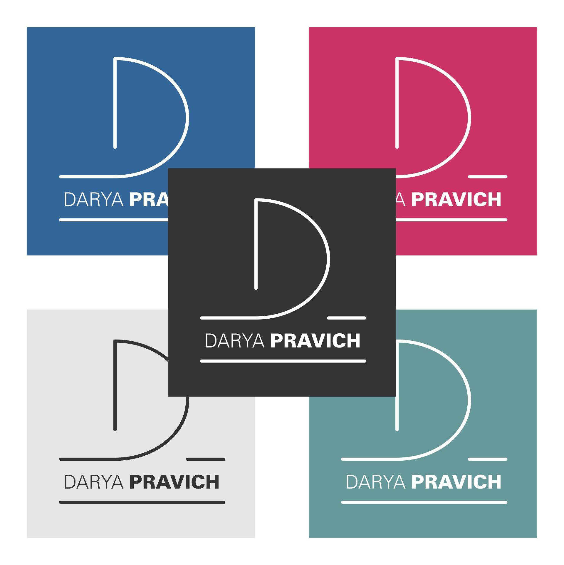 Логотип для Дарья Правич - дизайнер AnatoliyInvito