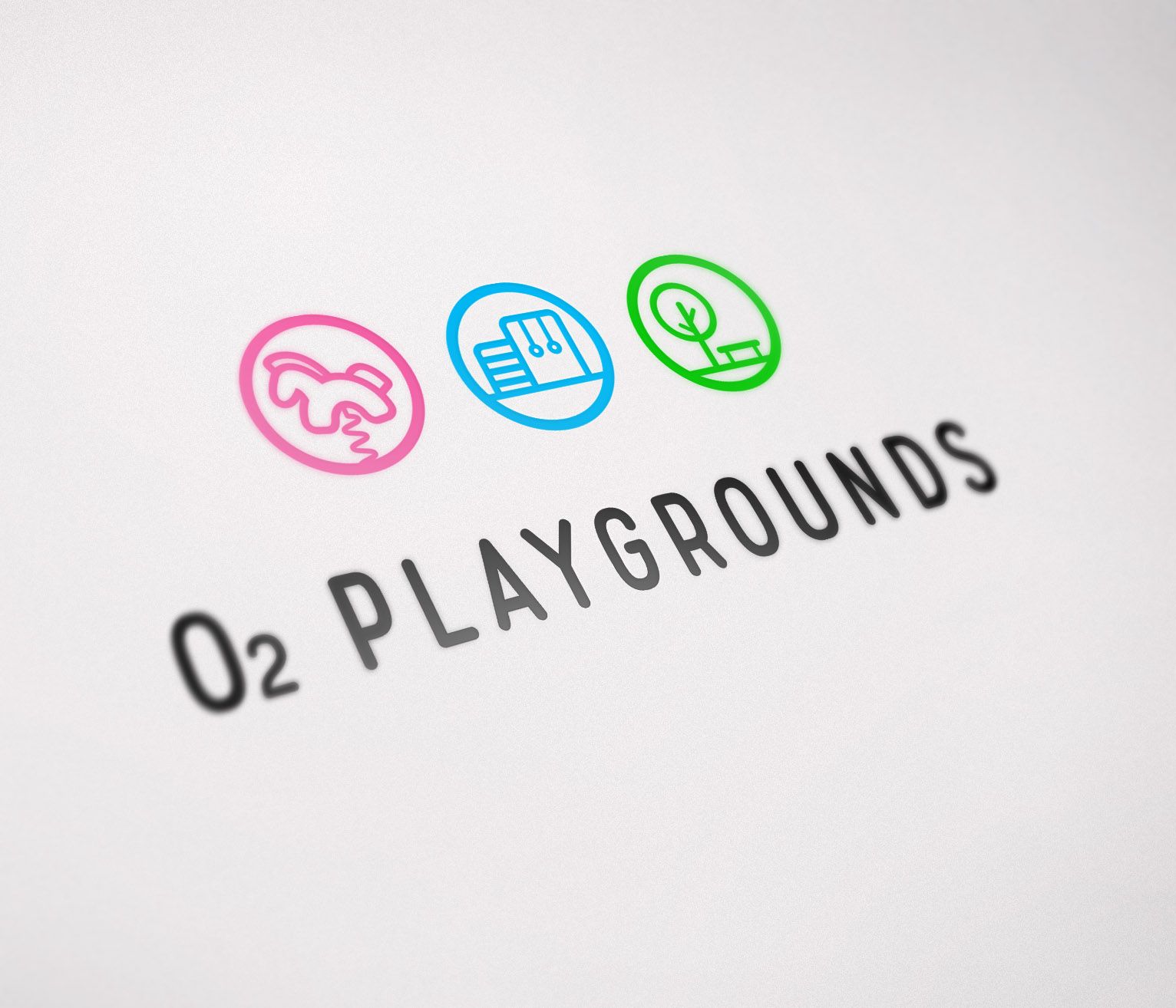 Логотип для O2 Playgrounds - дизайнер vocabula