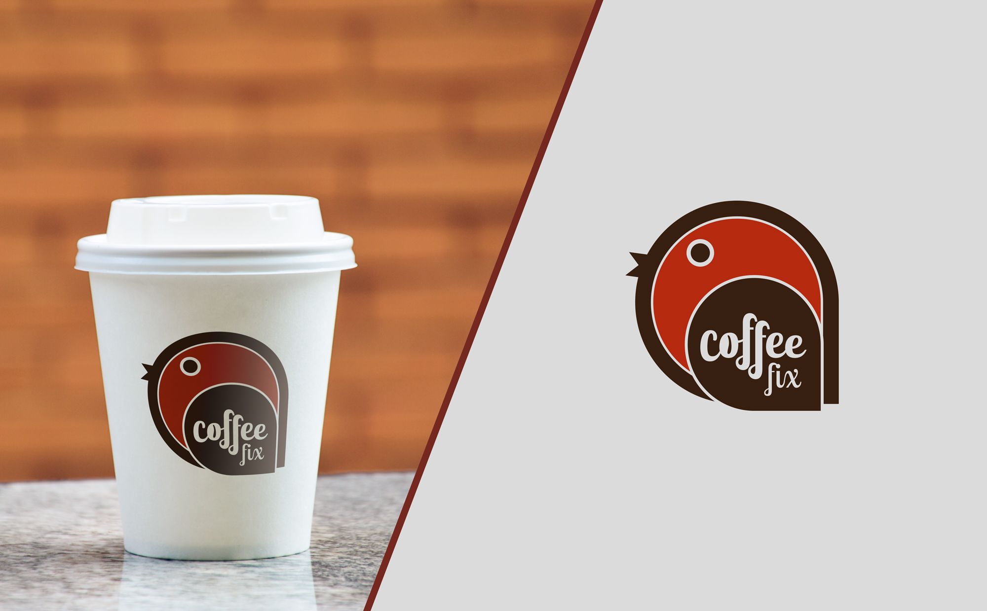 Лого и фирменный стиль для Coffee FIX - дизайнер nshalaev