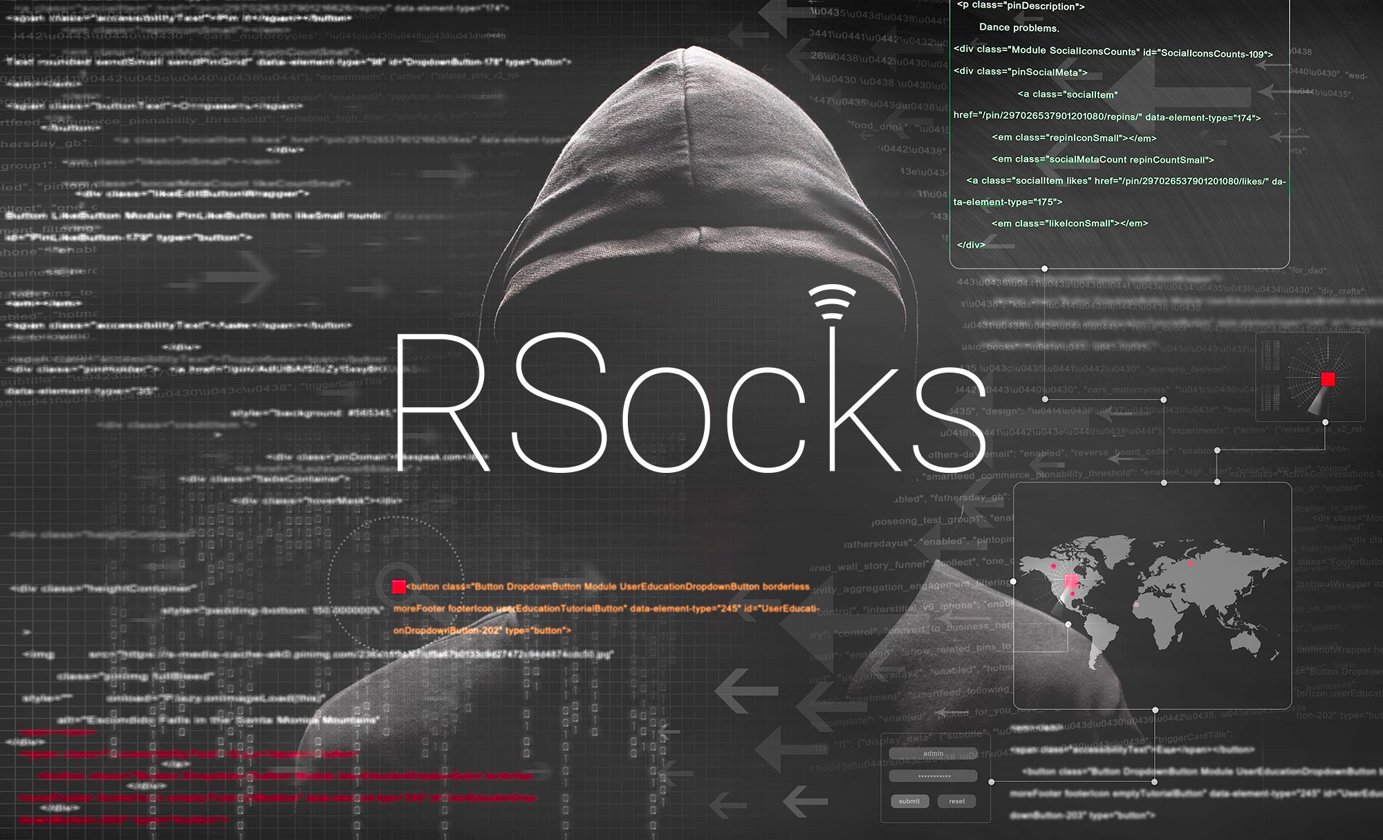 Логотип для RSocks - дизайнер RomanShapovalov