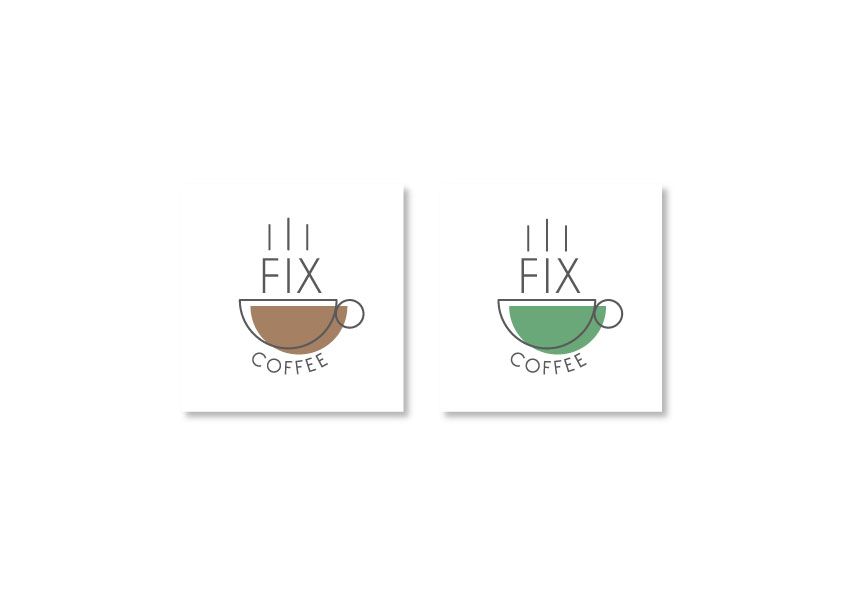 Лого и фирменный стиль для Coffee FIX - дизайнер vlada_liber