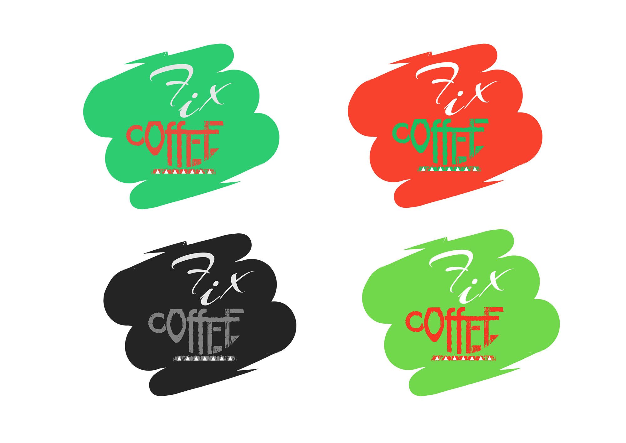 Лого и фирменный стиль для Coffee FIX - дизайнер krislug