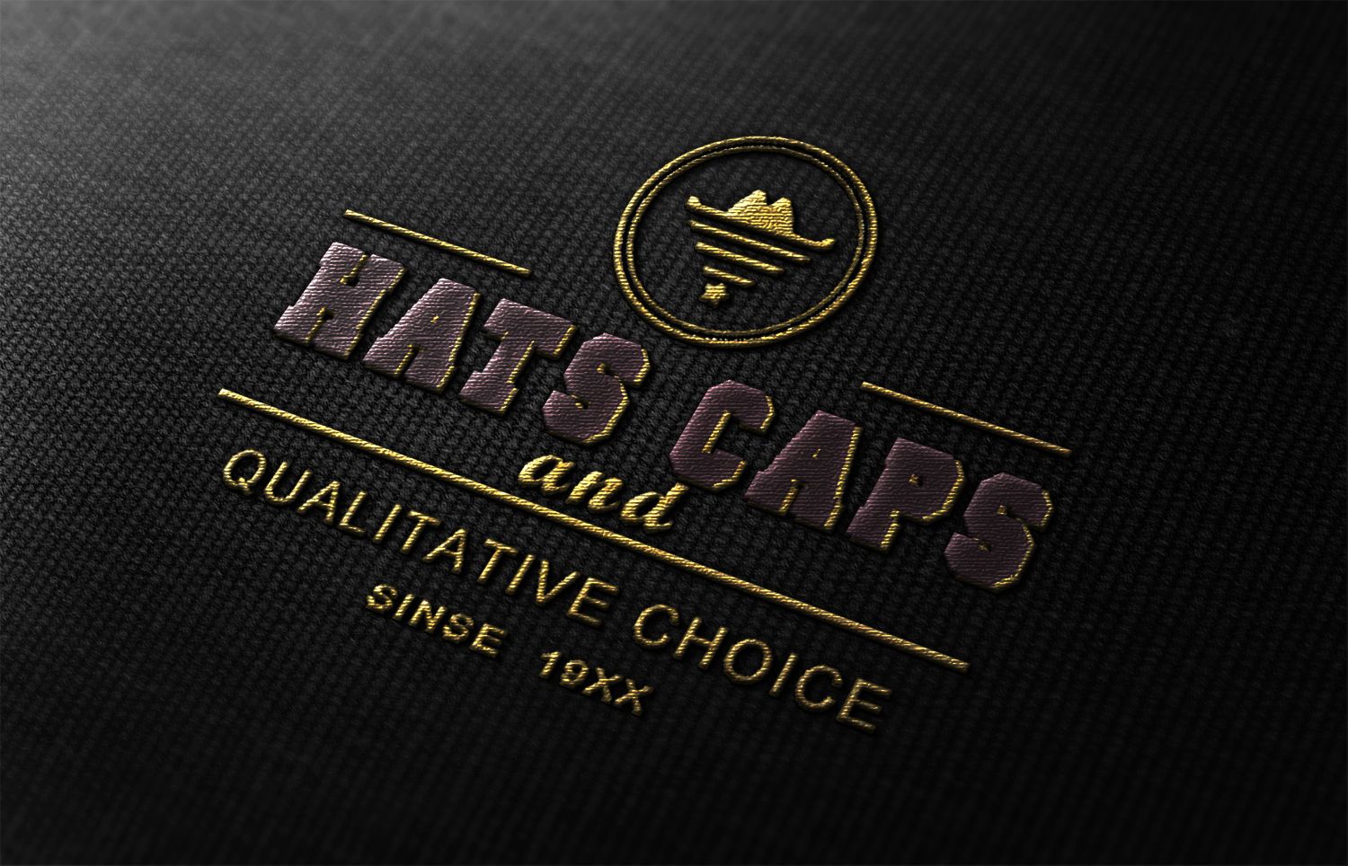 Лого и фирменный стиль для HATSANDCAPS - дизайнер SShima