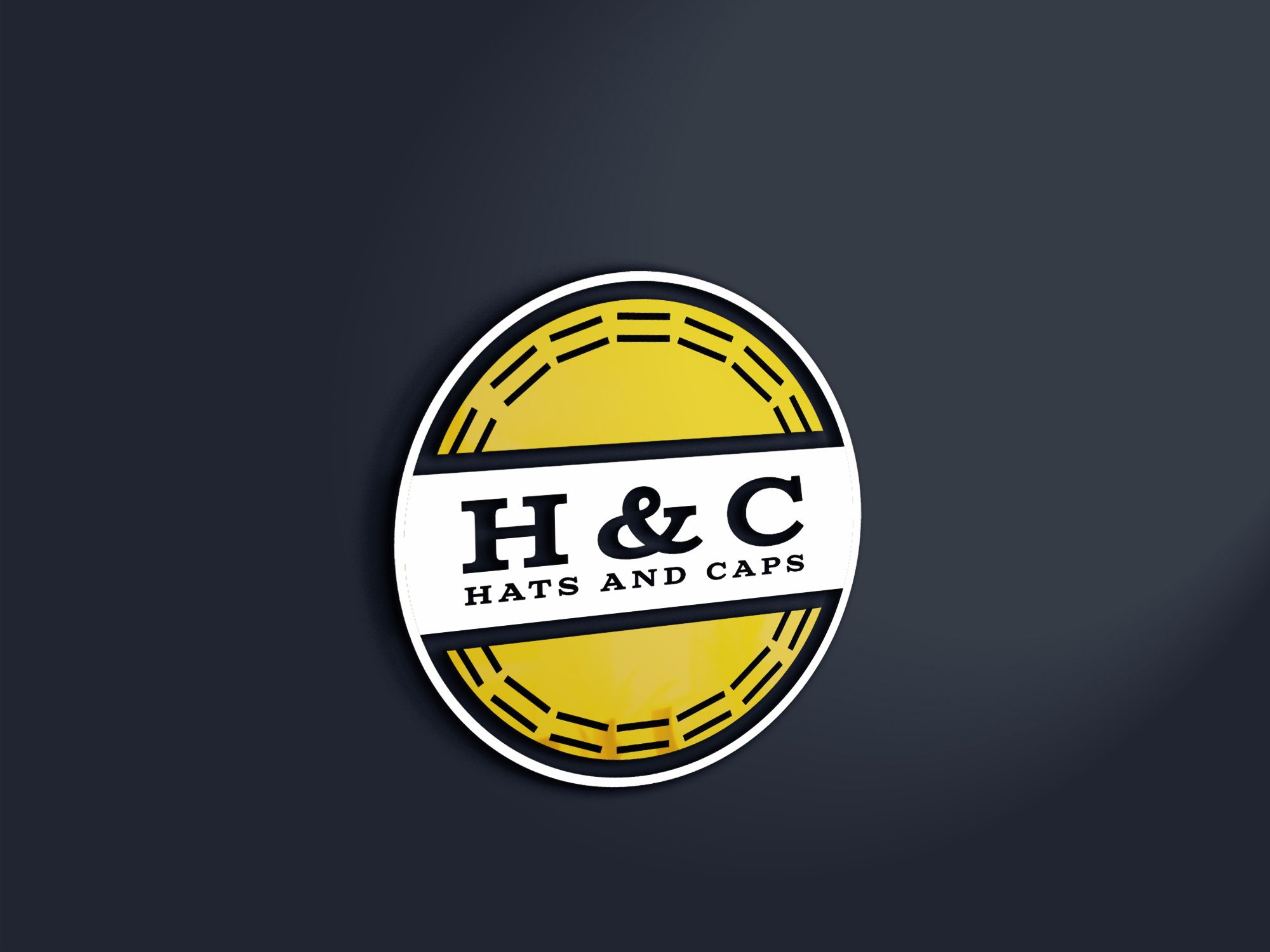 Лого и фирменный стиль для HATSANDCAPS - дизайнер SmolinDenis