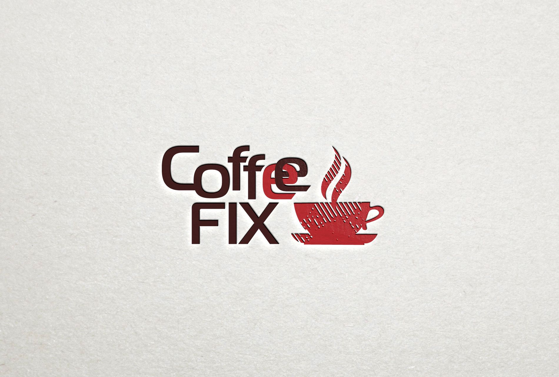 Лого и фирменный стиль для Coffee FIX - дизайнер Irma