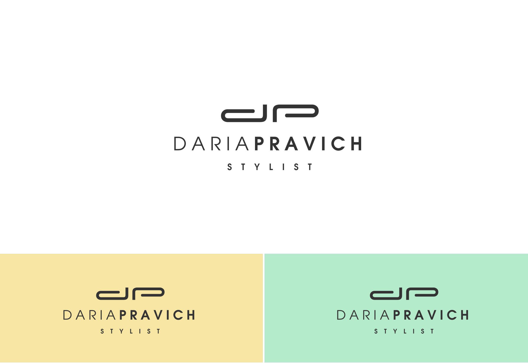 Логотип для Дарья Правич - дизайнер GreenRed