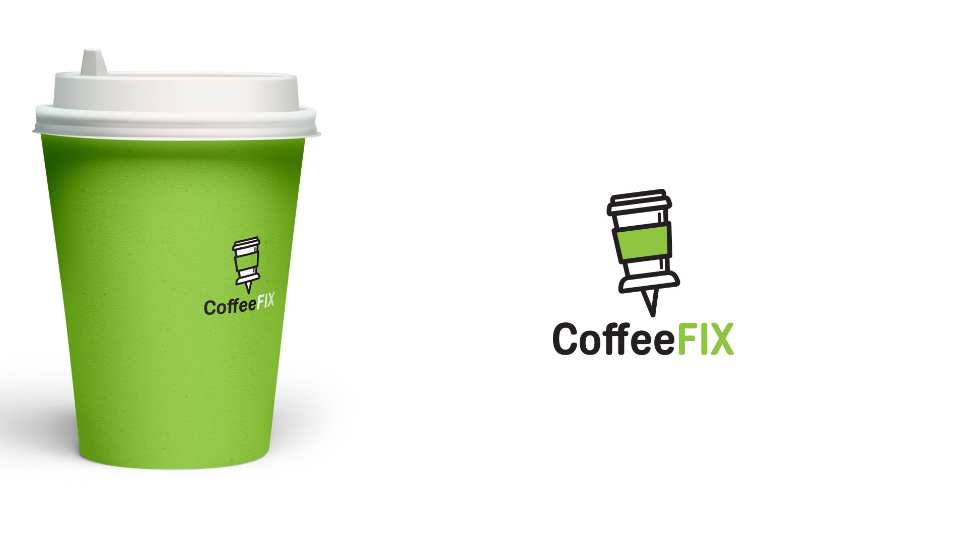 Лого и фирменный стиль для Coffee FIX - дизайнер drawmedead