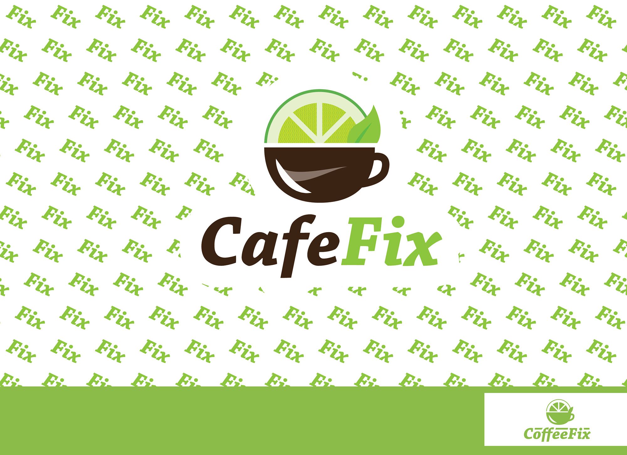 Лого и фирменный стиль для Coffee FIX - дизайнер il-in
