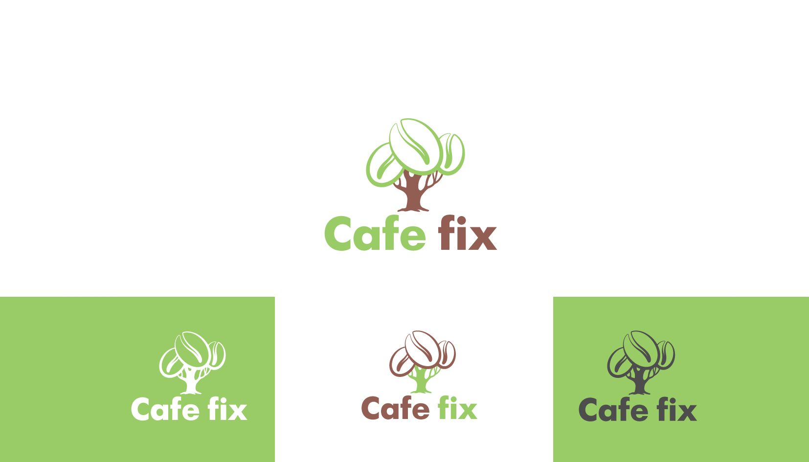Лого и фирменный стиль для Coffee FIX - дизайнер andblin61