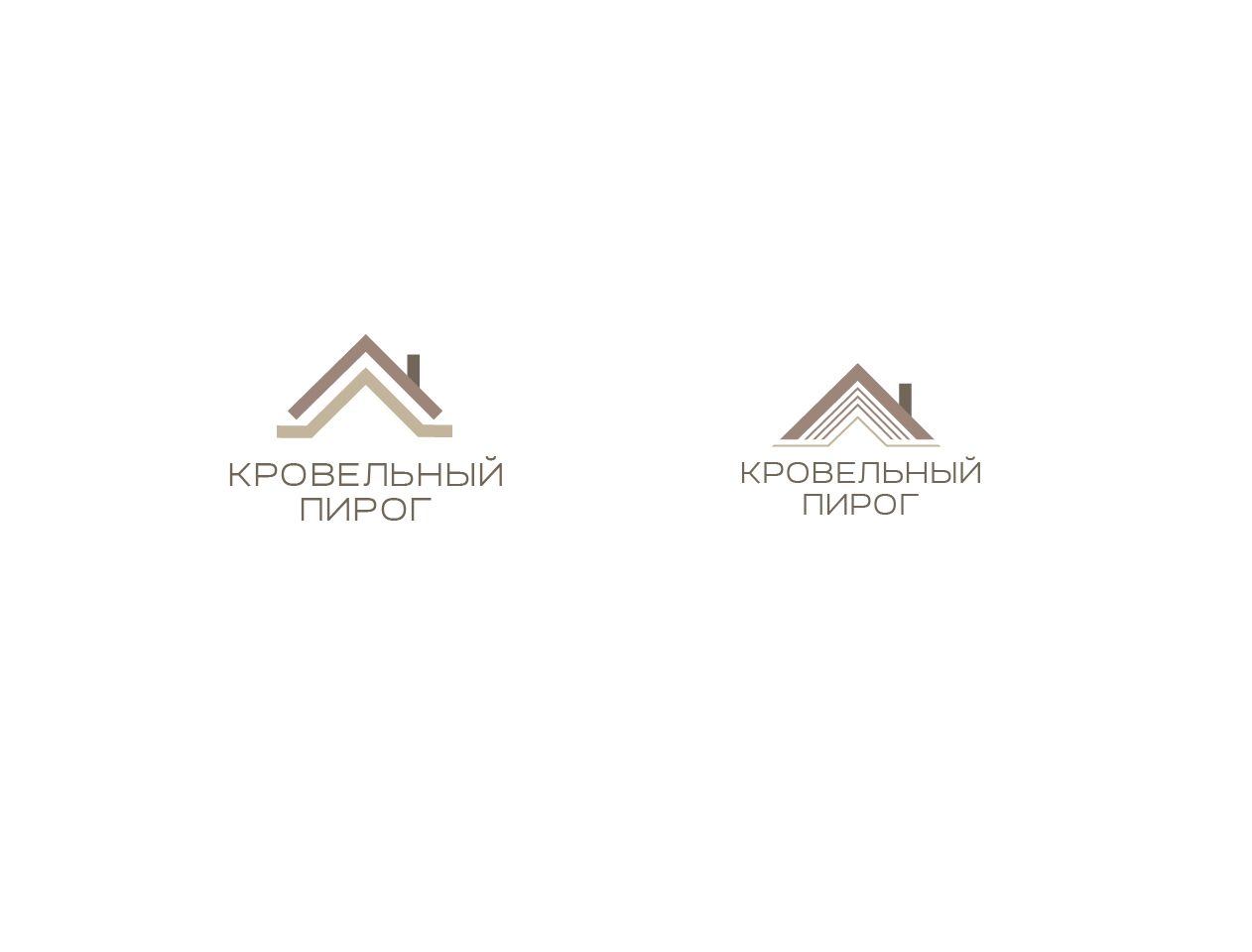Логотип для КРОВЕЛЬНЫЙ ПИРОГ - дизайнер Plustudio