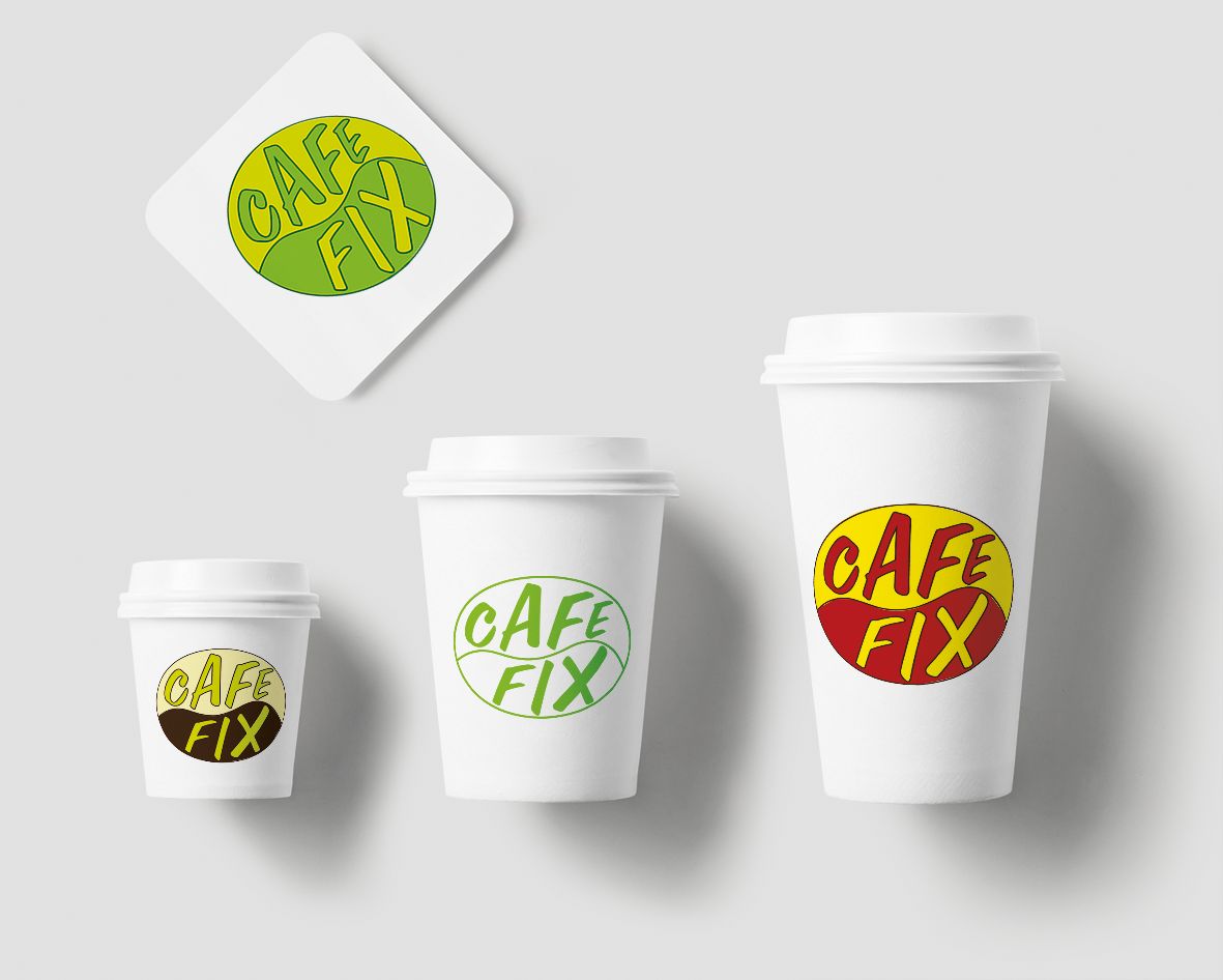 Лого и фирменный стиль для Coffee FIX - дизайнер lettavio