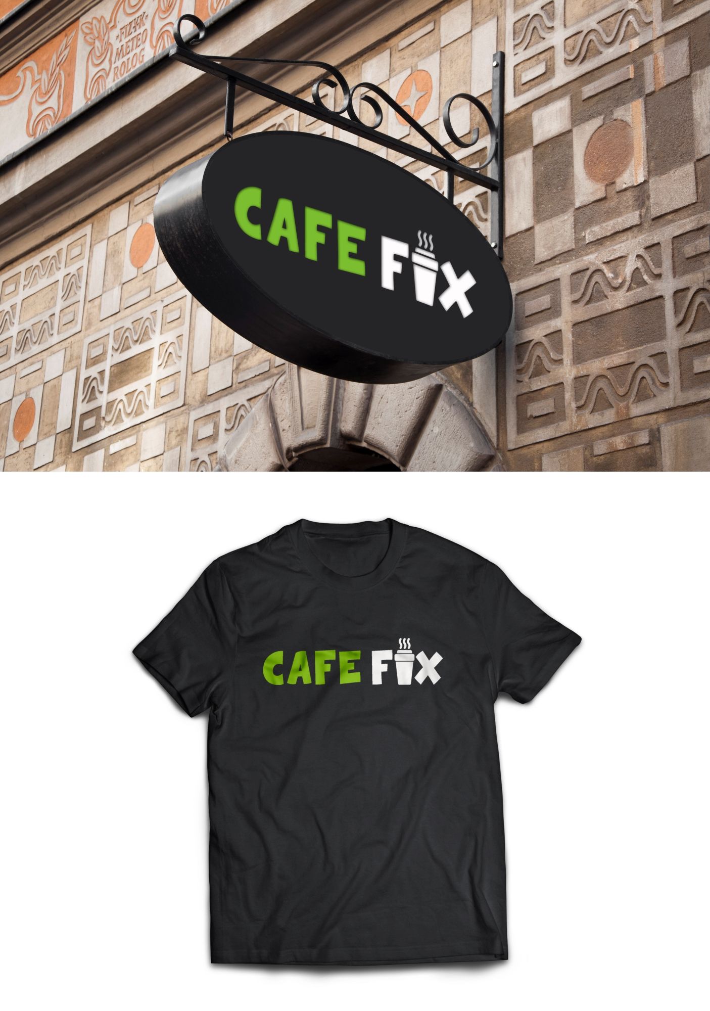 Лого и фирменный стиль для Coffee FIX - дизайнер serz4868