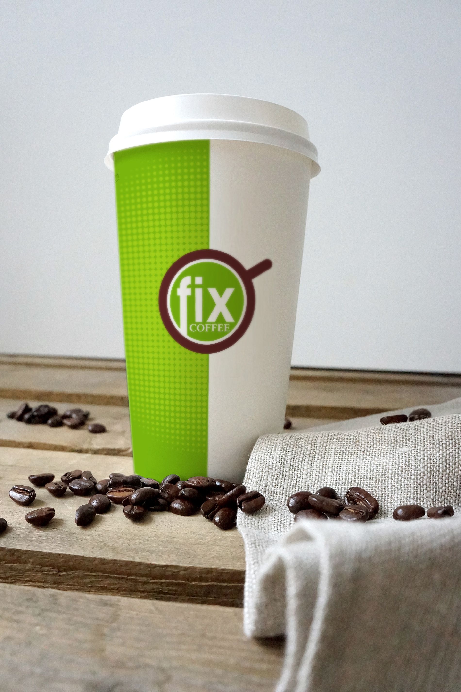 Лого и фирменный стиль для Coffee FIX - дизайнер La_persona
