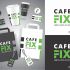 Лого и фирменный стиль для Coffee FIX - дизайнер Godknightdiz