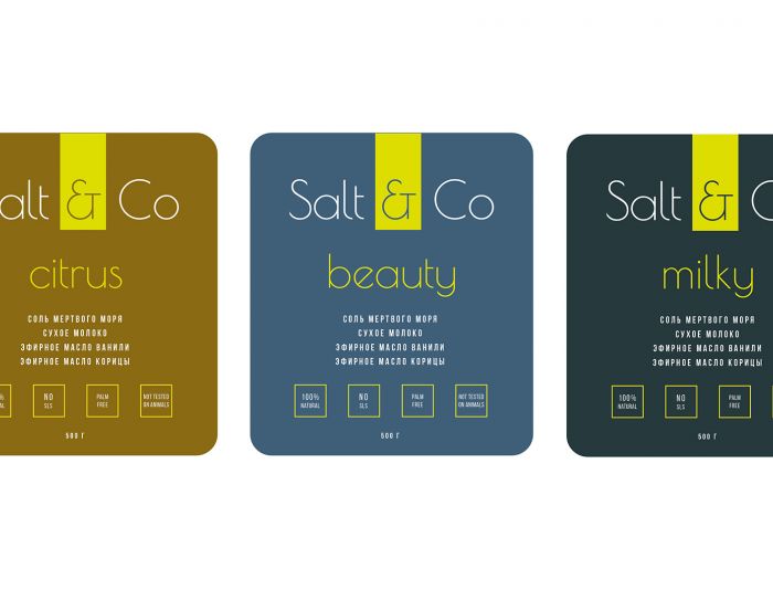 Упаковка соли для ванн Salt & Co. - дизайнер julia88