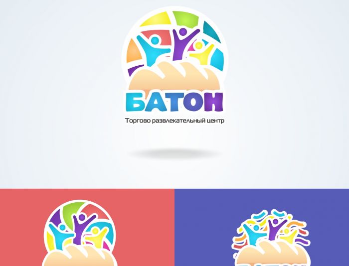 Логотип для ТРЦ (или торгово-развлекательный центр) Батон - дизайнер skip2mylow