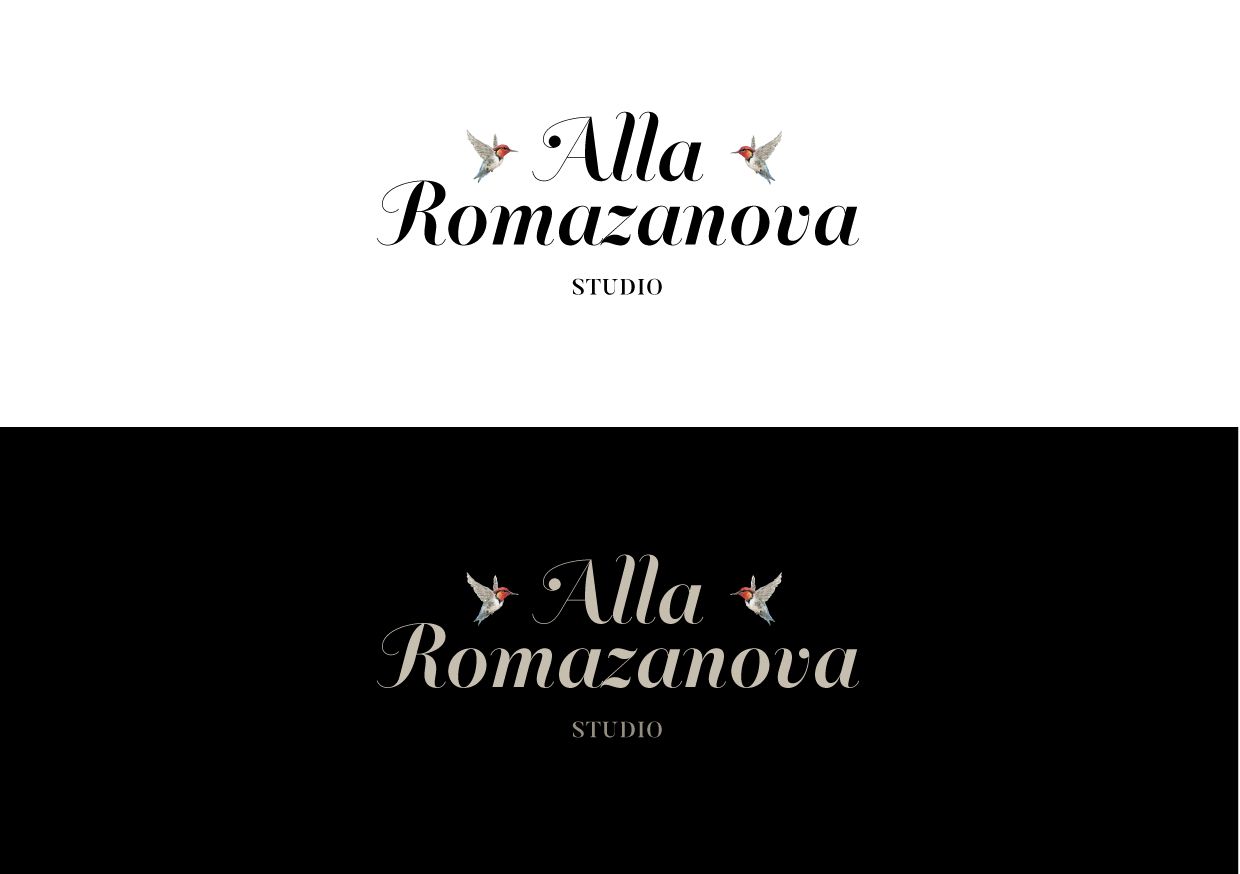 Логотип для Alla Romazanova Studio - дизайнер Eanisenkova