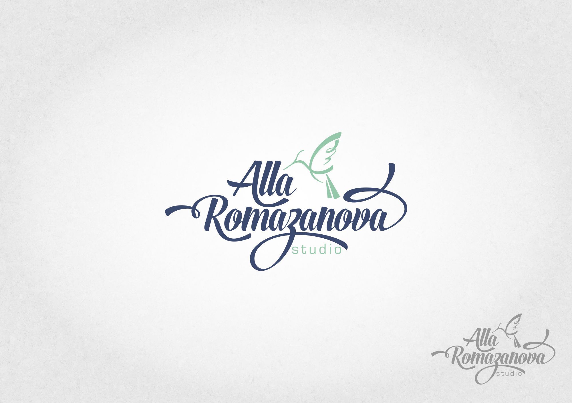 Логотип для Alla Romazanova Studio - дизайнер Katariosss