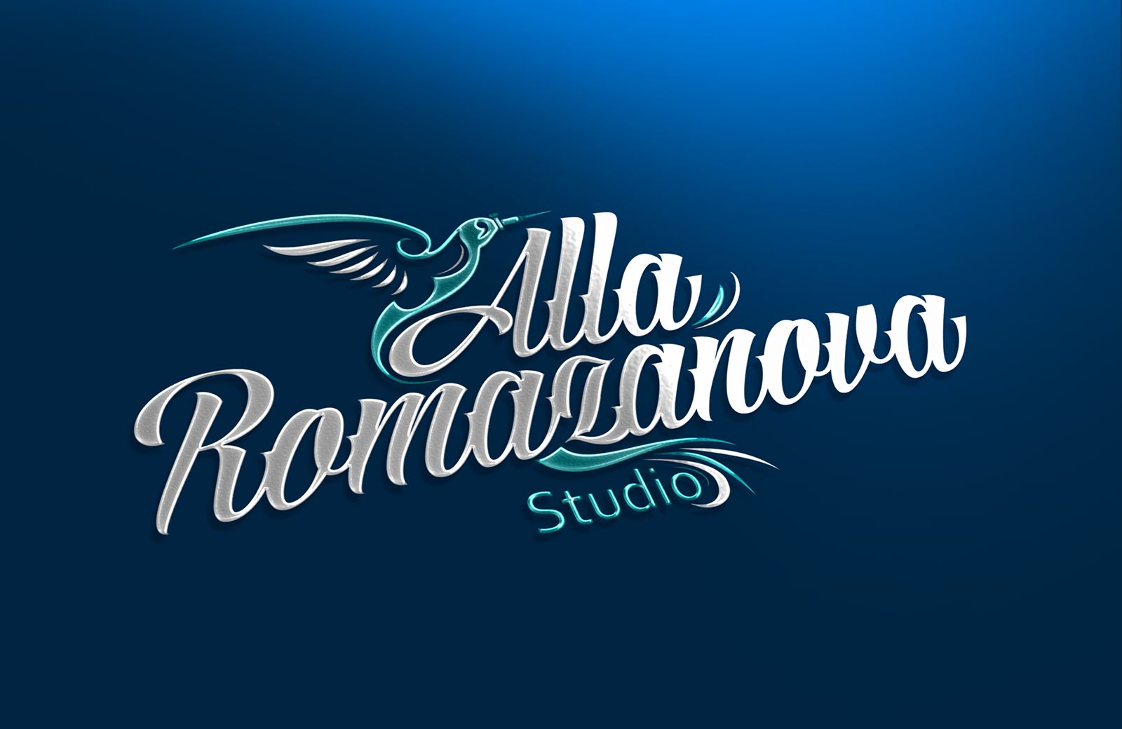 Логотип для Alla Romazanova Studio - дизайнер Godknightdiz