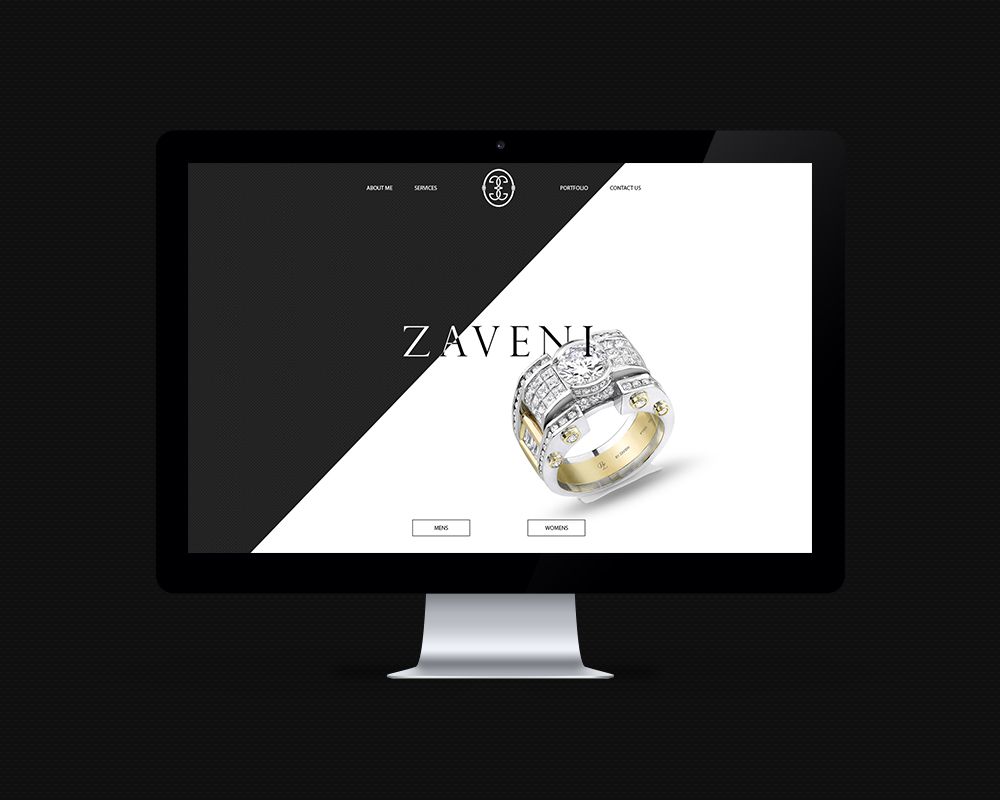 Landing page для ZAVENI.com | Дорогой/Luxury landing для ювелира - дизайнер TobiX