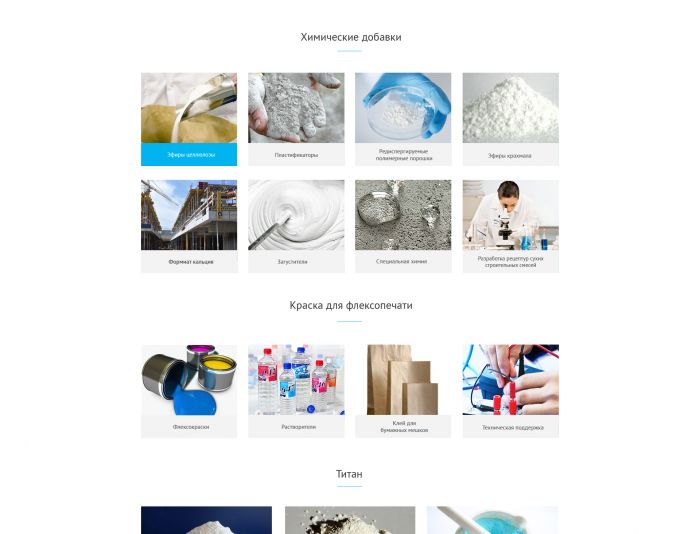 Веб-сайт для Продажа химической продукции - дизайнер Marinna51