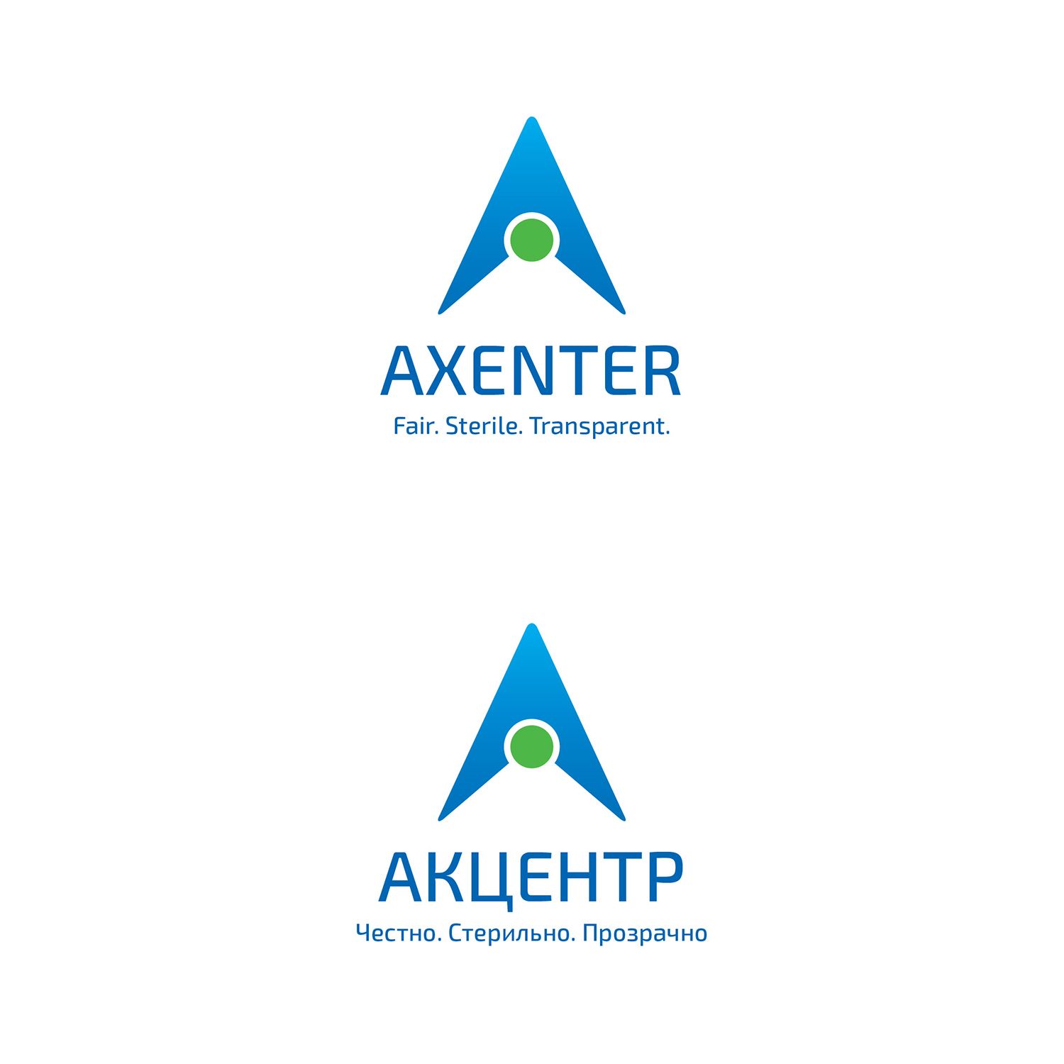Логотип для Акцентр / Axenter - дизайнер Vladlena_D